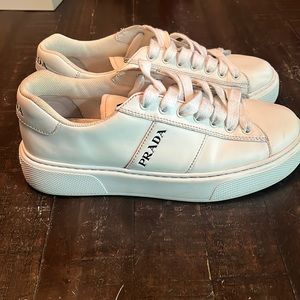 White Prada Sneakers